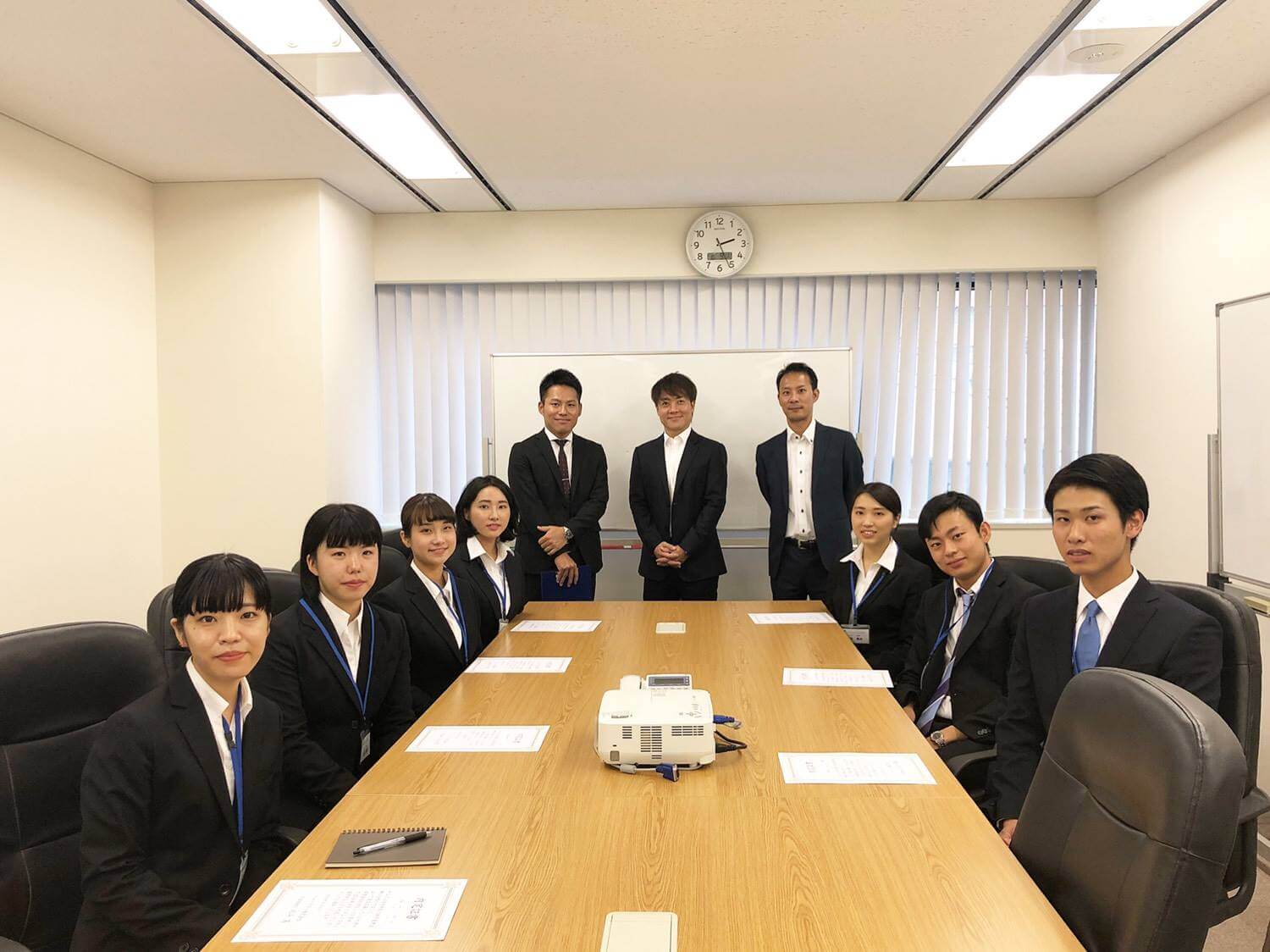2019年卒の新卒内定式